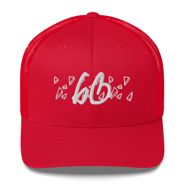 bb Shattered Glass Trucker Hat