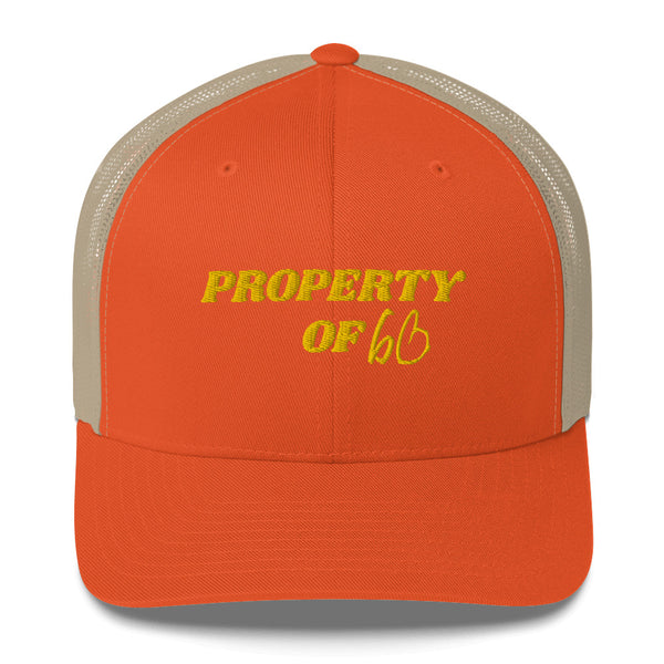 PROPERTY OF bb Trucker Hat