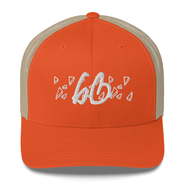 bb Shattered Glass Trucker Hat