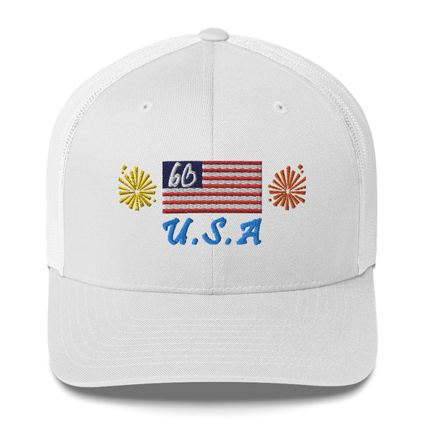 bb Banner Logo Trucker Hat