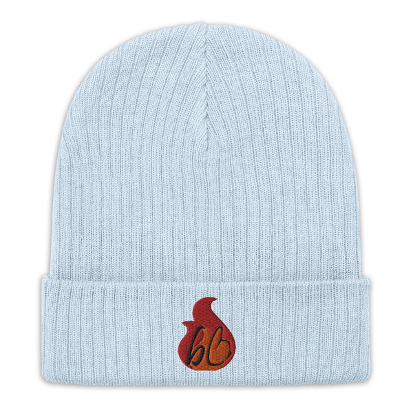 bb In A Flame Ribbed Knit Beanie