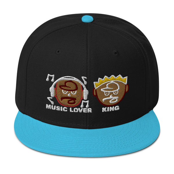 MUSIC LOVER & KING Snapback Hat