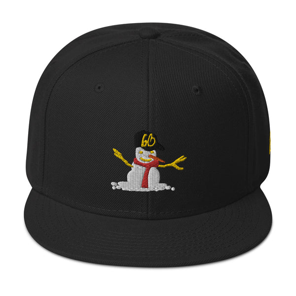 bb Snowman Snapback Hat