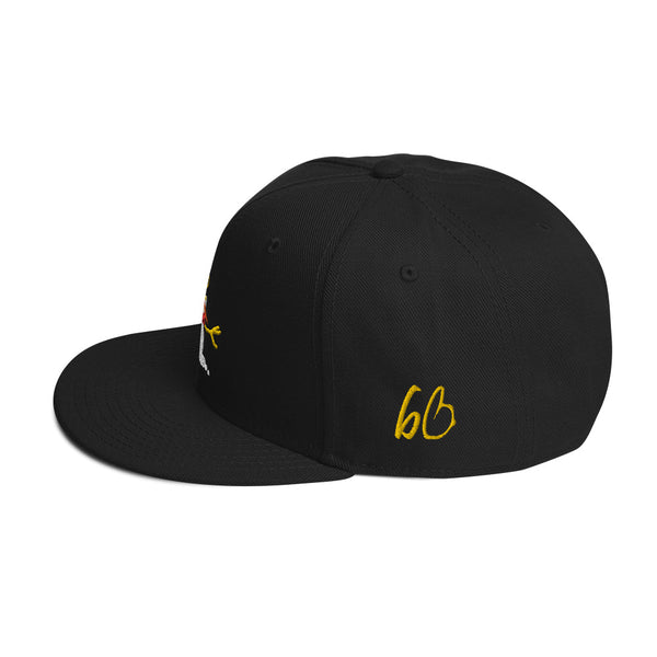 bb Snowman Snapback Hat
