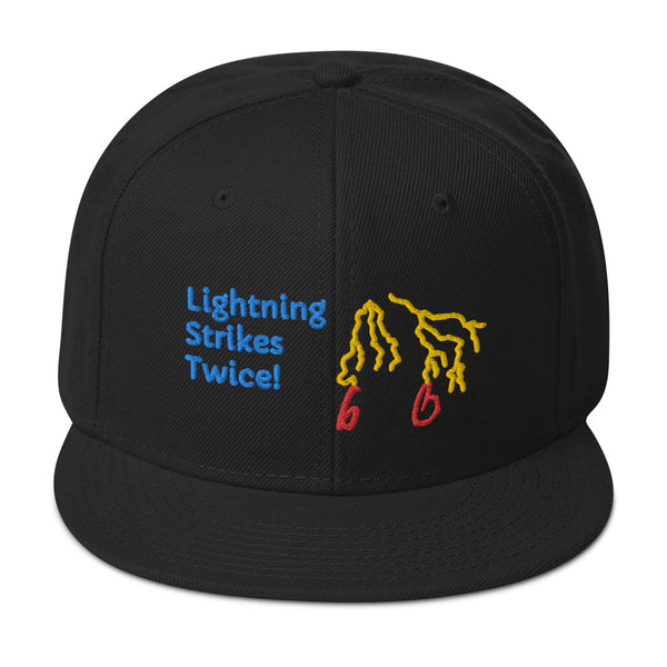 Lightning Strikes Twice Snapback Hat
