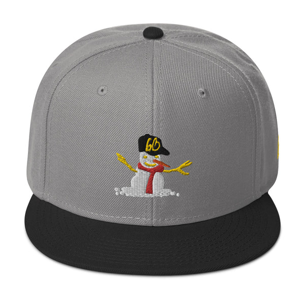 bb Snowman Snapback Hat