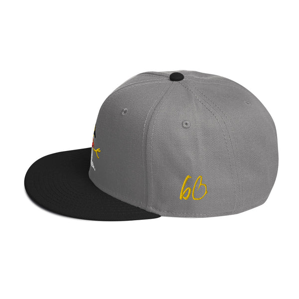 bb Snowman Snapback Hat