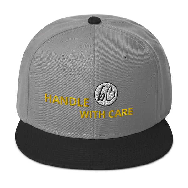 Handle With Care Snapback Hat