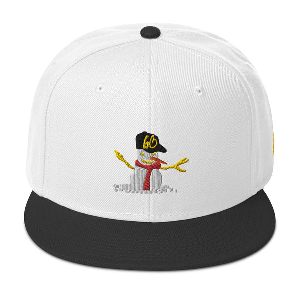 bb Snowman Snapback Hat