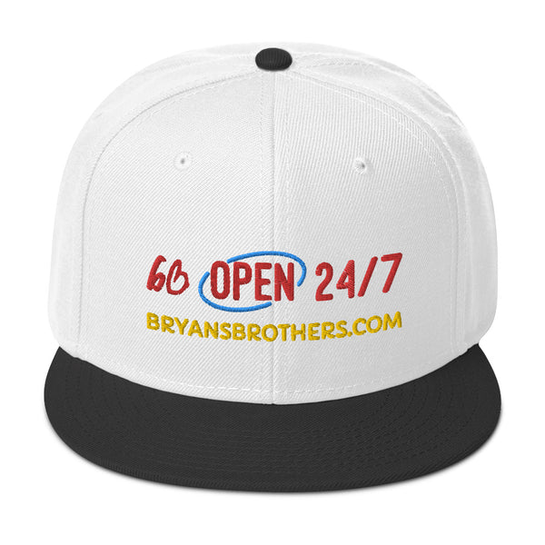 bb OPEN 24/7 Snapback Hat
