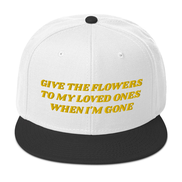 FLOWERS Snapback Hat