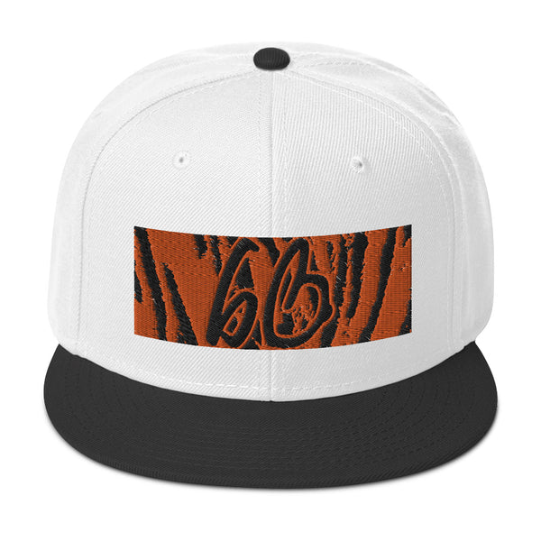 bb Tiger Print Snapback Hat