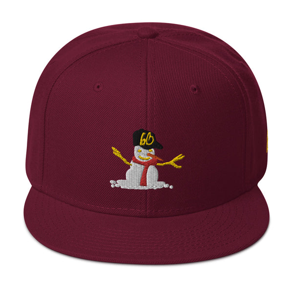bb Snowman Snapback Hat