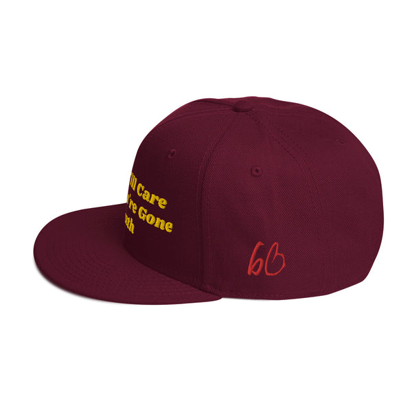 No One Cares #Truth Snapback Hat
