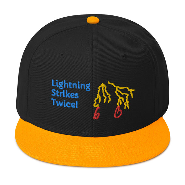 Lightning Strikes Twice Snapback Hat