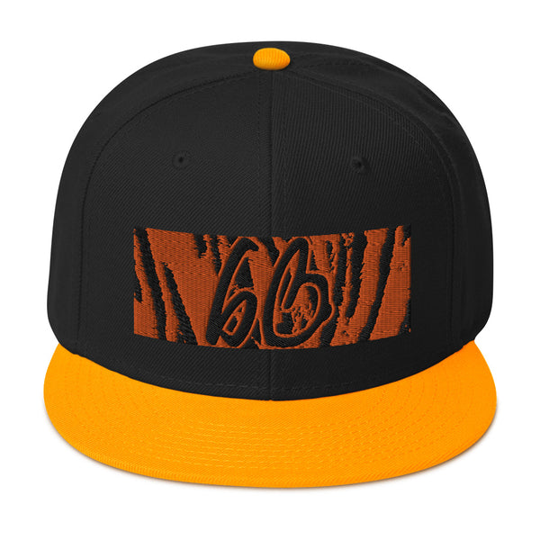 bb Tiger Print Snapback Hat