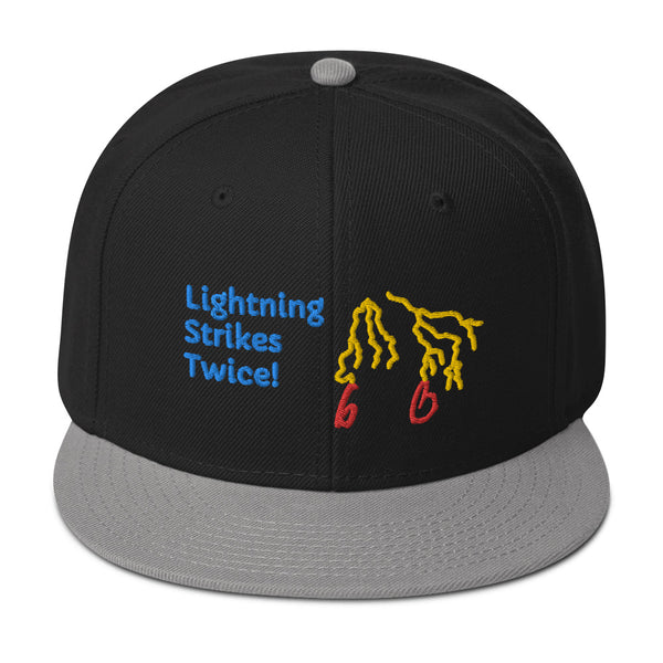 Lightning Strikes Twice Snapback Hat