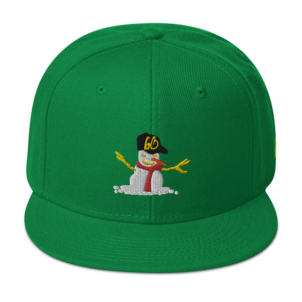 bb Snowman Snapback Hat