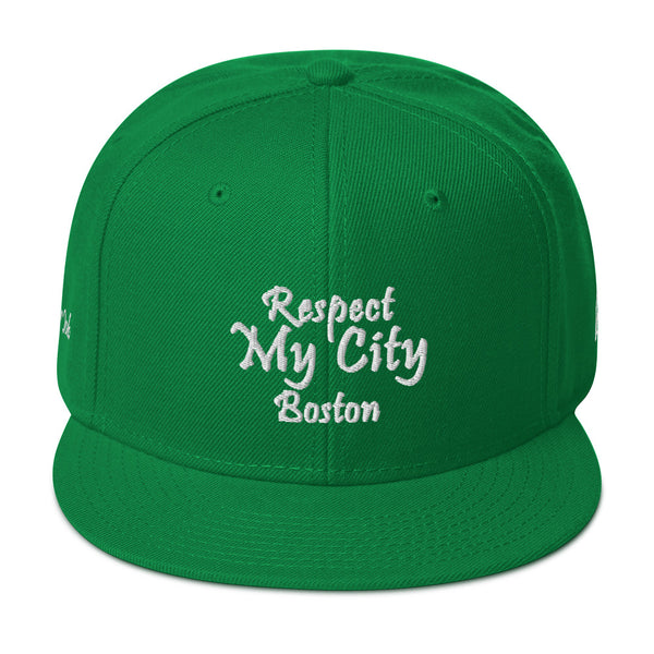 Respect My City Boston Snapback Hat