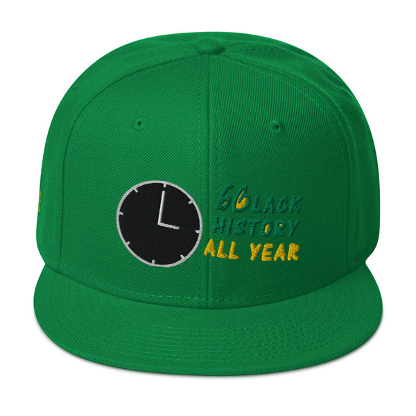 Black History All Year Snapback Hat