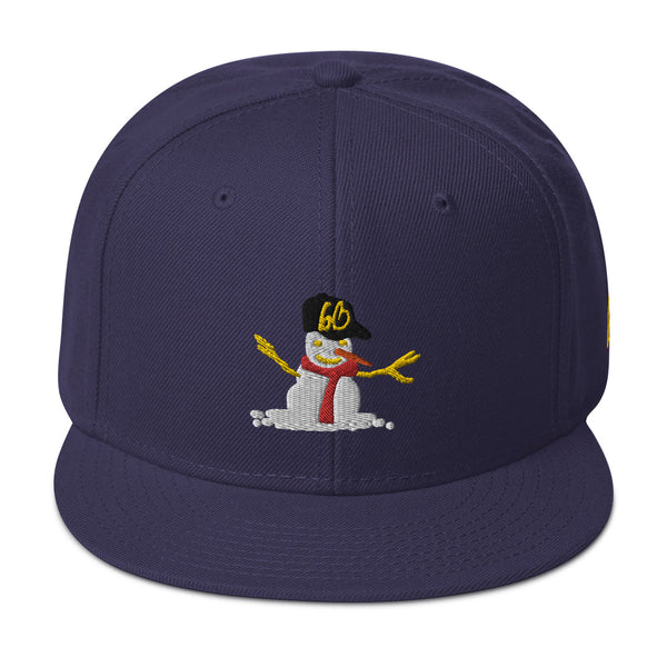 bb Snowman Snapback Hat