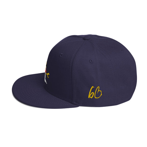 bb Snowman Snapback Hat