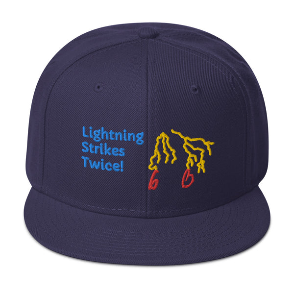 Lightning Strikes Twice Snapback Hat