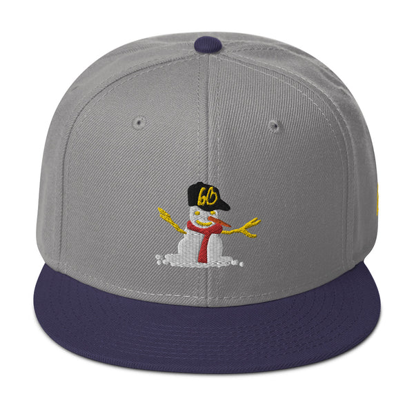 bb Snowman Snapback Hat