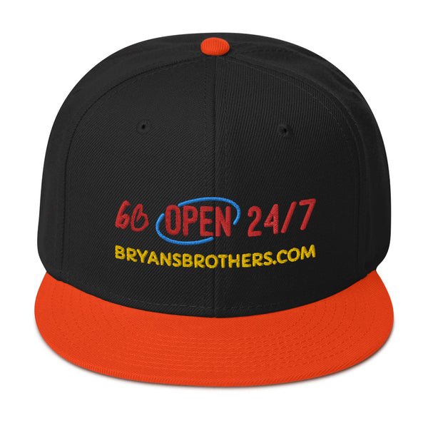 bb OPEN 24/7 Snapback Hat