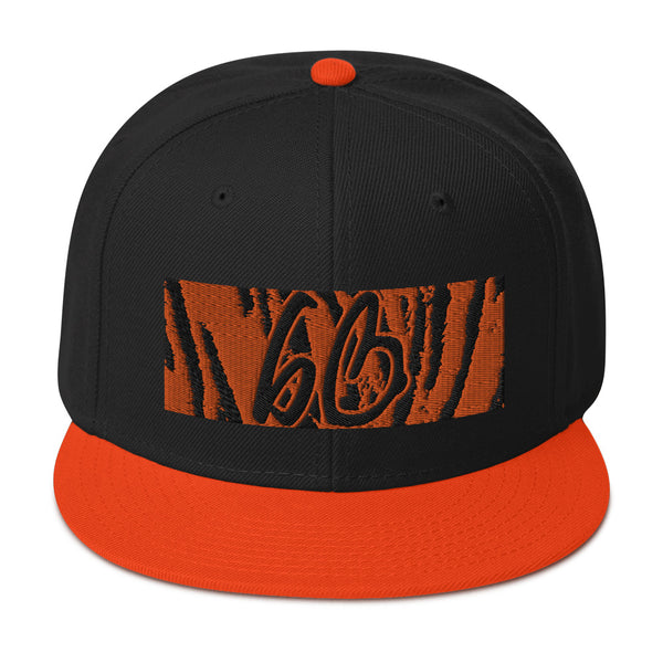 bb Tiger Print Snapback Hat