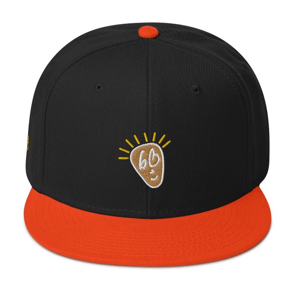 bb Cartoon Face Snapback Hat