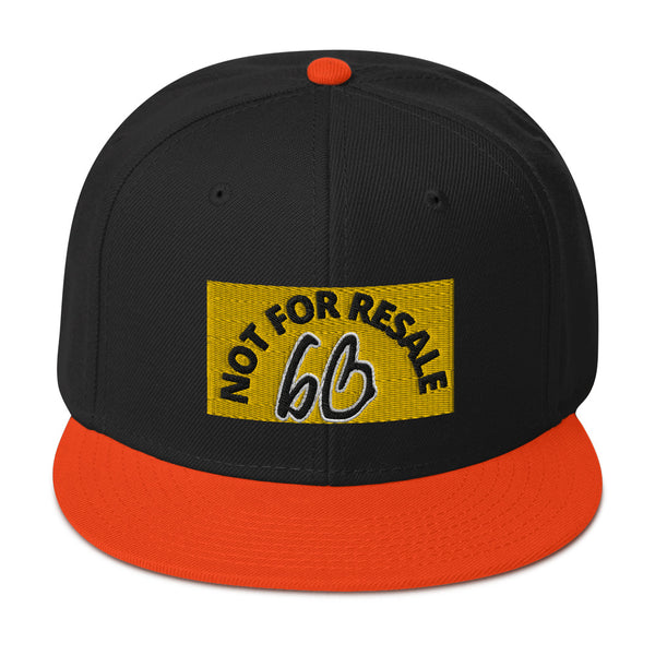 NOT FOR RESALE bb Snapback Hat