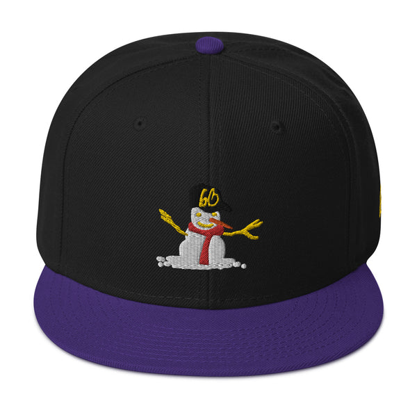 bb Snowman Snapback Hat