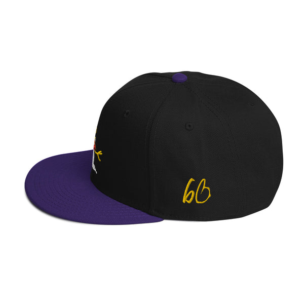 bb Snowman Snapback Hat
