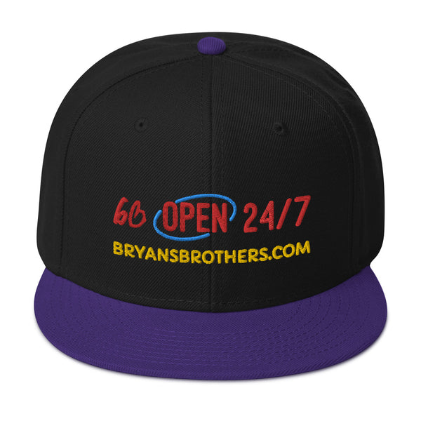 bb OPEN 24/7 Snapback Hat