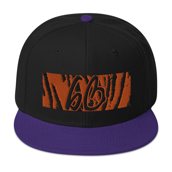 bb Tiger Print Snapback Hat