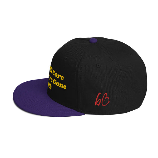 No One Cares #Truth Snapback Hat