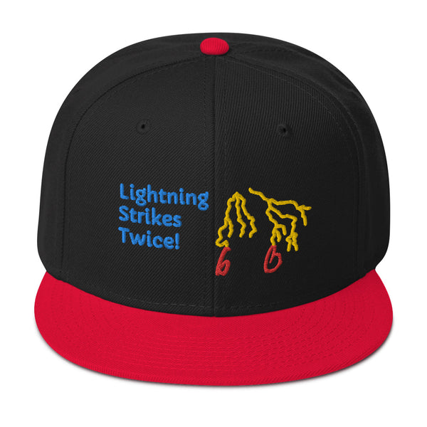 Lightning Strikes Twice Snapback Hat