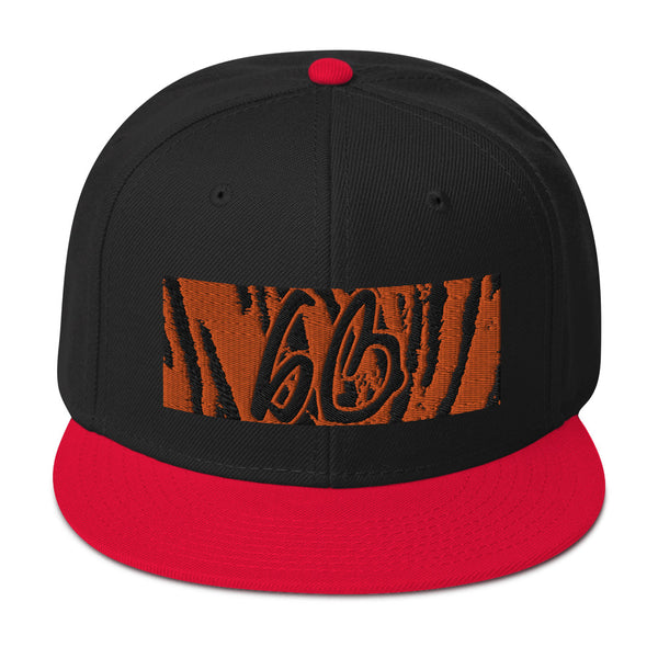 bb Tiger Print Snapback Hat