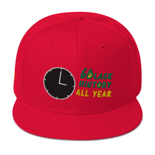 Black History All Year Snapback Hat