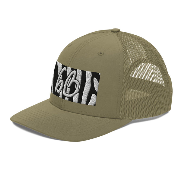 bb Zebra Trucker Hat