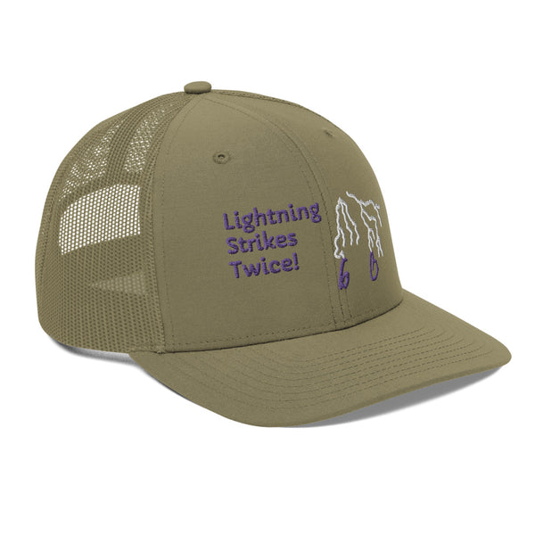 Lightning Strikes Twice Trucker Hat