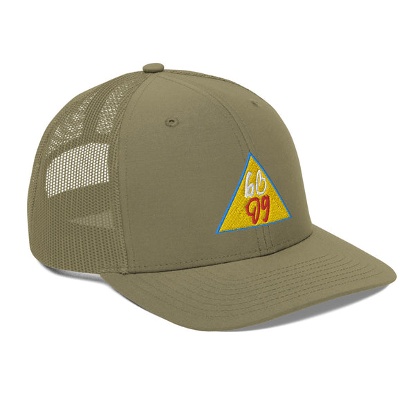 bb Pyramid Logo Trucker Hat
