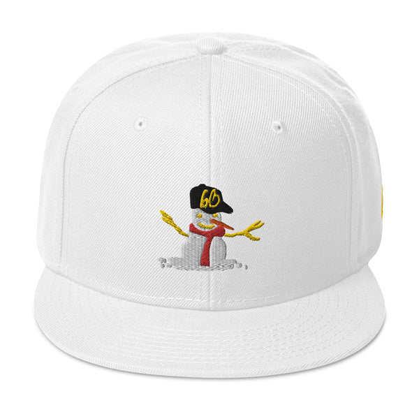 bb Snowman Snapback Hat