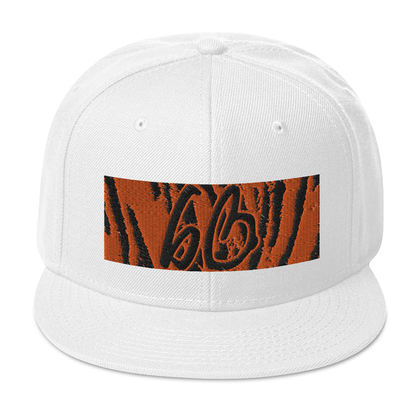 bb Tiger Print Snapback Hat