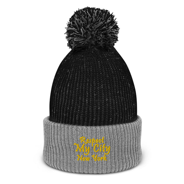 Respect My City New York Pom-Pom Beanie