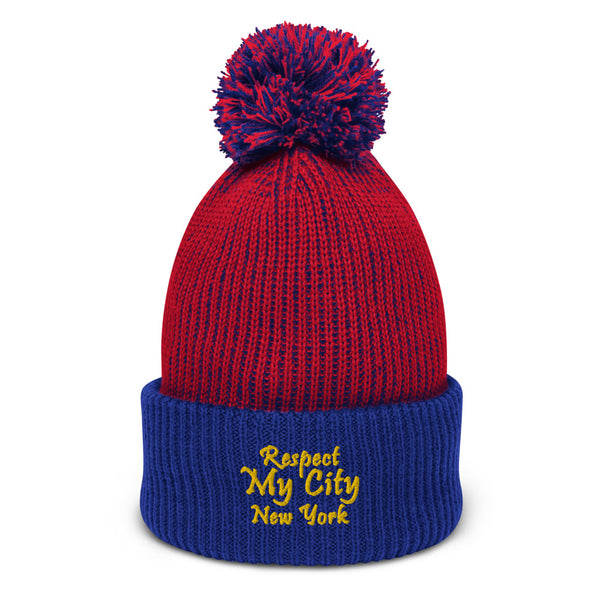 Respect My City New York Pom-Pom Beanie