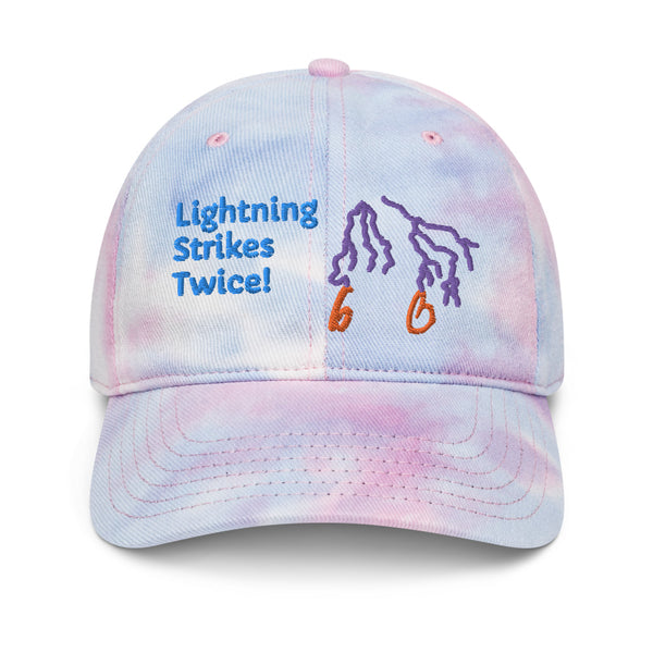 Lightning Strikes Twice Tie Dye Hat