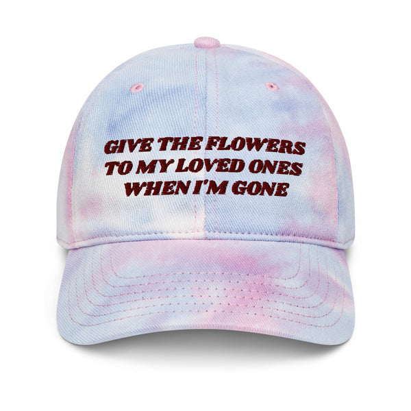 FLOWERS Tie Dye Hat