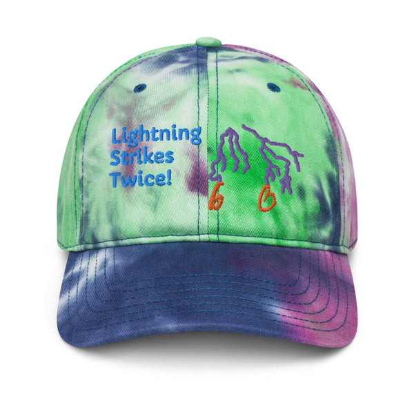 Lightning Strikes Twice Tie Dye Hat